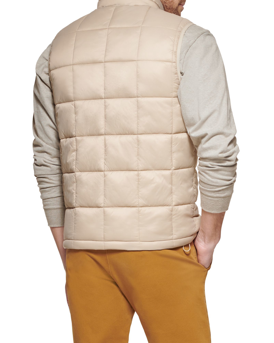 (image for) Strong Big Box Quilt Puffer Vest, Regular Fit